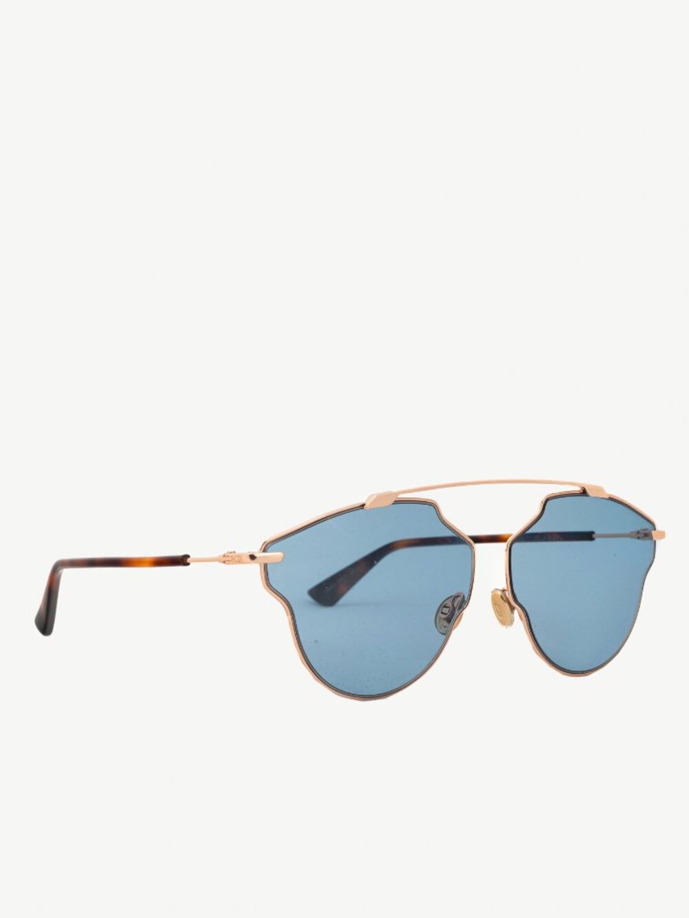 Christian Dior DiorSoRealPop Gold-Copper, Havana, & Blue Sunglasses
